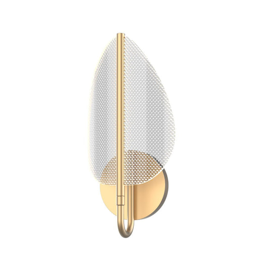 Alora Lighting Flora LED Wall/Vanity Light Natural Brass