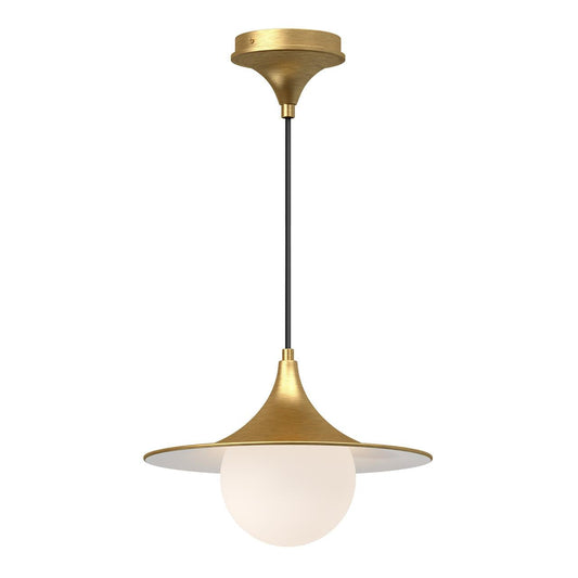 Alora Lighting Fuji 12-in Pendant Brushed Gold