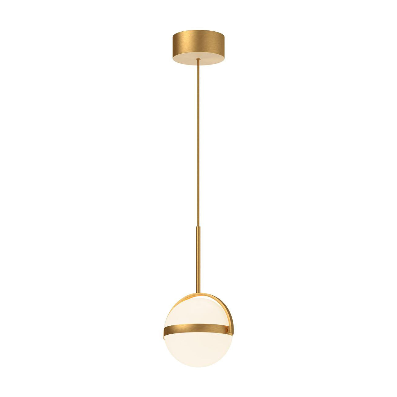 Alora Lighting Globo LED Pendant Brushed Gold