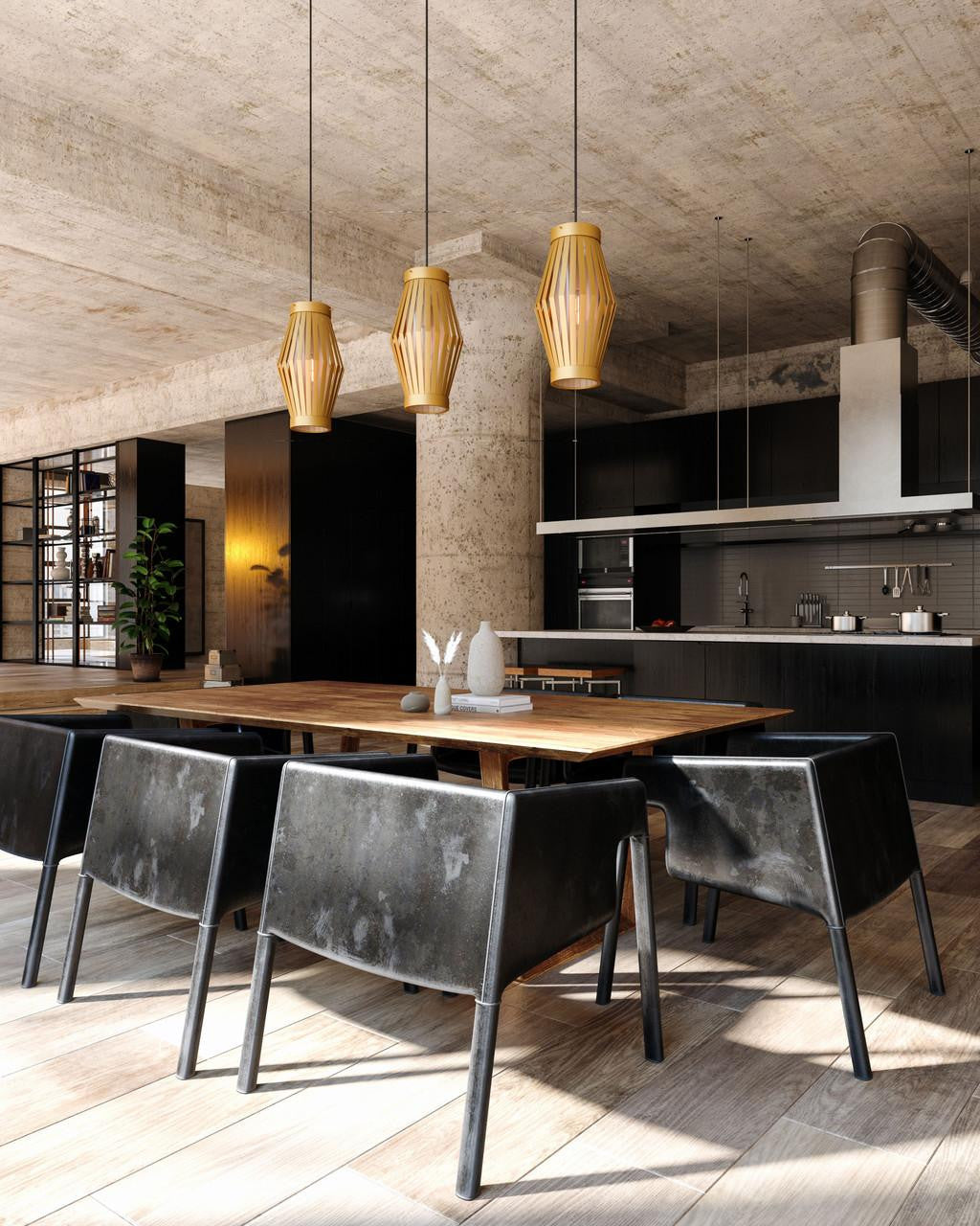 Alora Lighting Hana Pendant Matte Black
