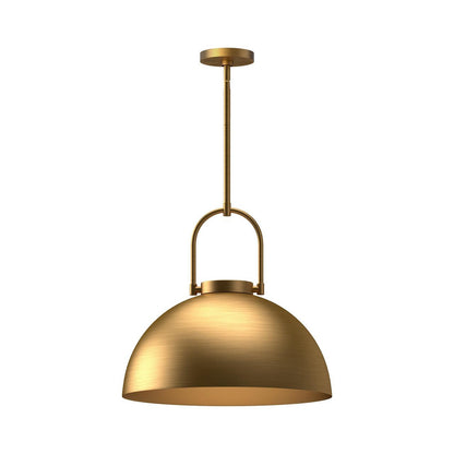 Alora Lighting Harper 1 Light Pendant Aged Gold