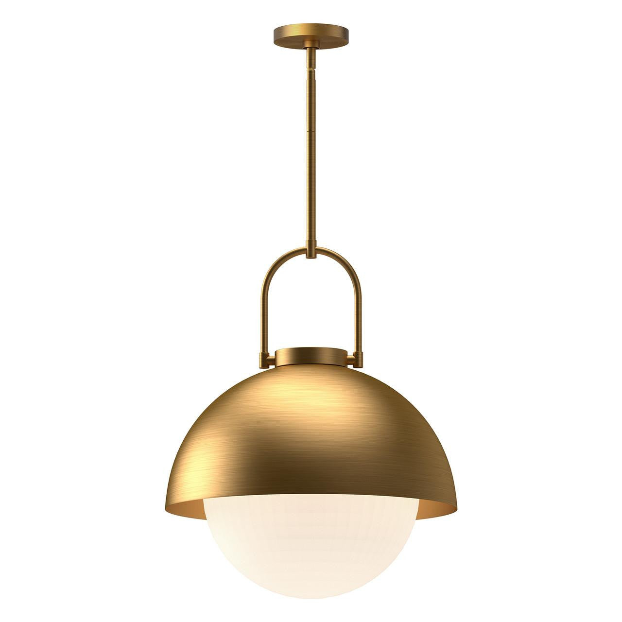 Alora Lighting Harper 1 Light Pendant Aged Gold