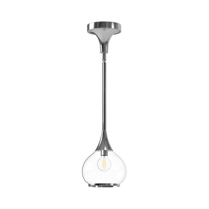 Alora Lighting Hazel 6-in 1 Light Pendant Chrome, Clear Glass