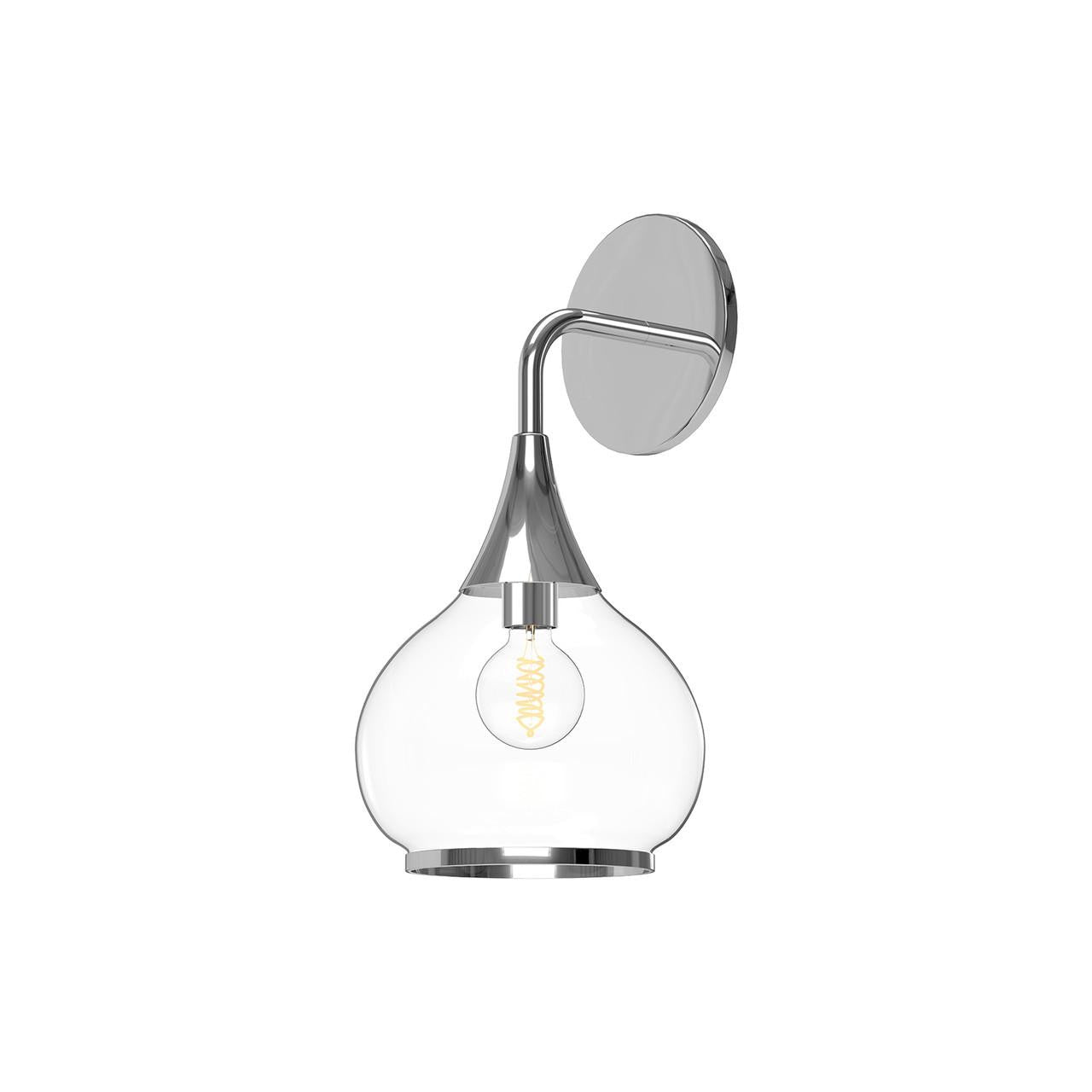 Alora Lighting Hazel Wall/Vanity Light Chrome, Opal Matte Glass