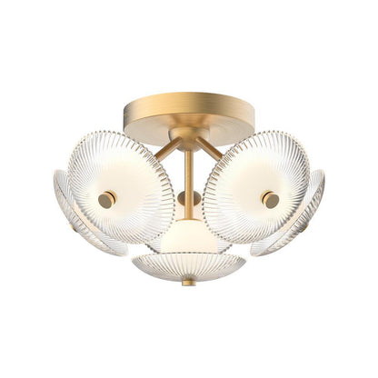 Alora Lighting Hera LED Flush Mount Brushed Gold