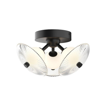 Alora Lighting Hera LED Flush Mount Matte Black
