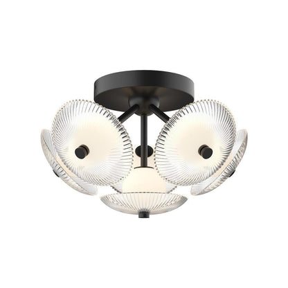 Alora Lighting Hera LED Flush Mount Matte Black