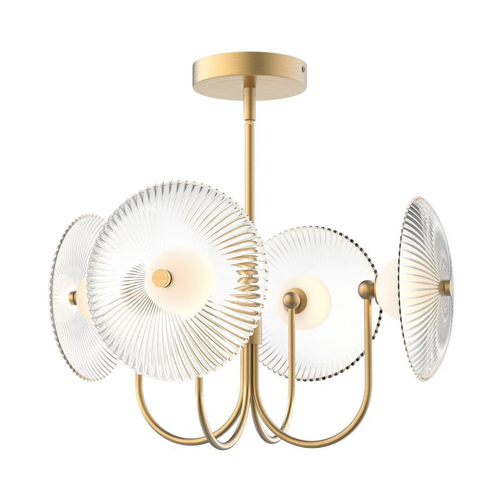 Alora Lighting Hera LED Pendant Brushed Gold