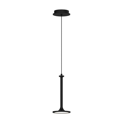 Alora Lighting Issa 6-in LED Pendant Matte Black