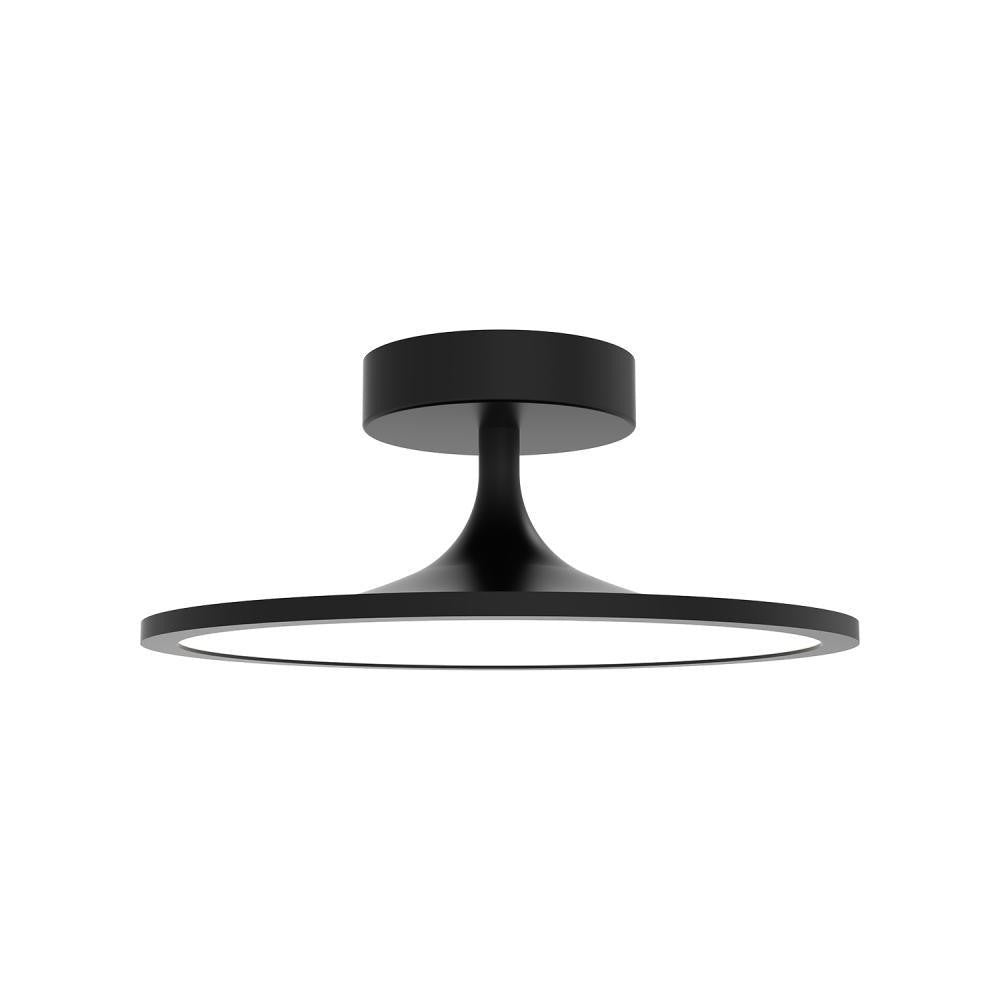 Alora Lighting Issa LED Semi Flush Mount Matte Black