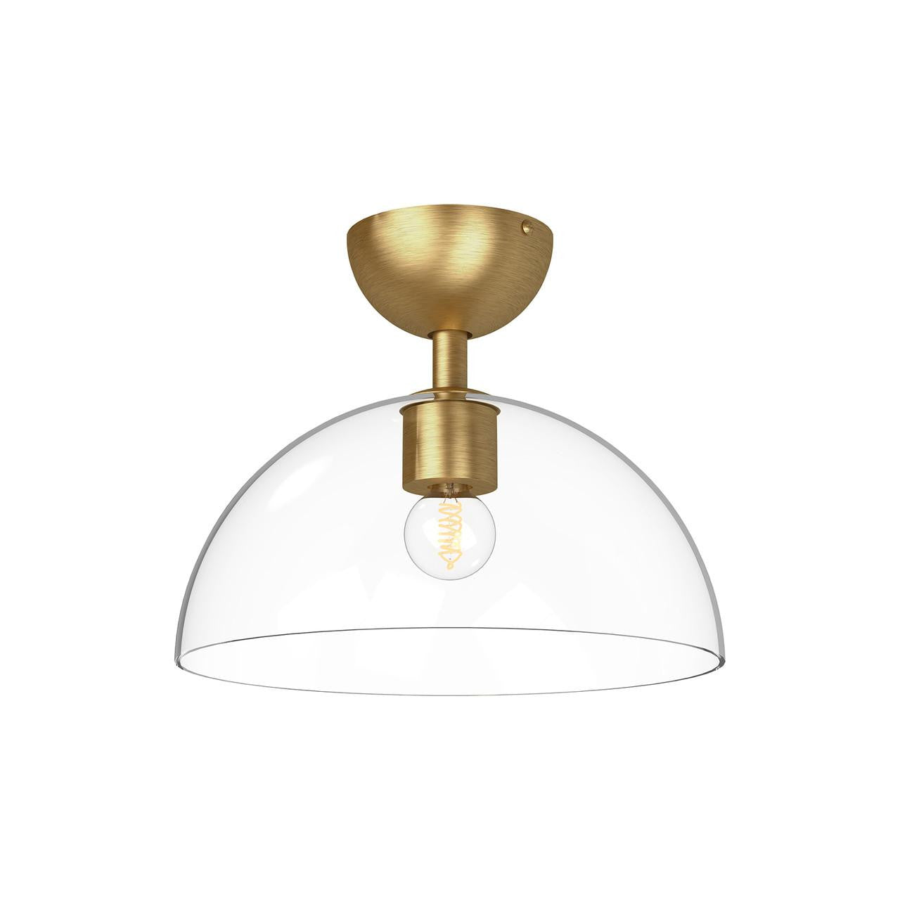 Alora Lighting Jude Semi Flush Mount Brushed Gold