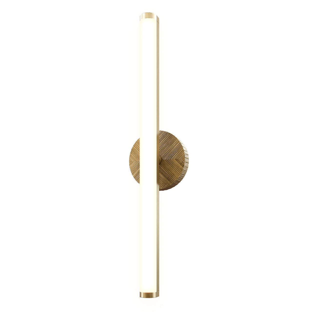 Alora Lighting Kensington 30-in Vintage Brass LED Wall/Vanity