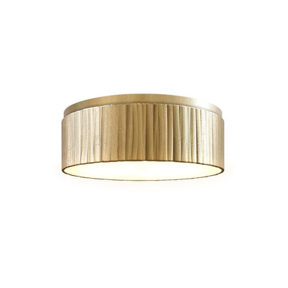 Alora Lighting Kensington Flush Mount, 1-Light, LED, Vintage Brass, 12"D