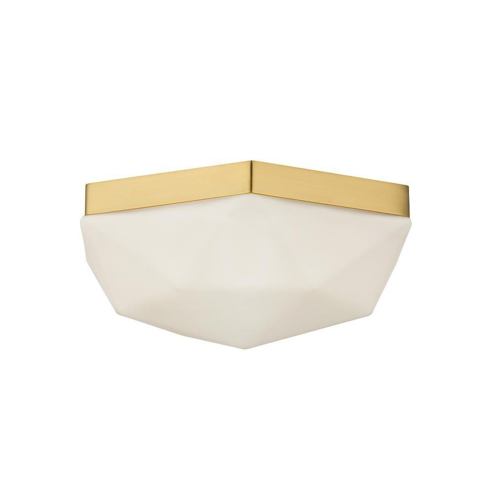 Alora Lighting Krysta 2 Light Flush Mount Brushed Gold