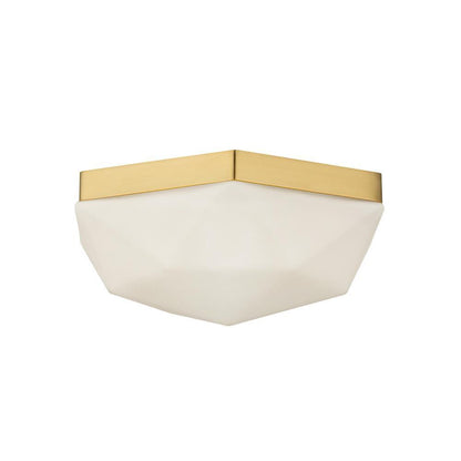 Alora Lighting Krysta 2 Light Flush Mount Brushed Gold