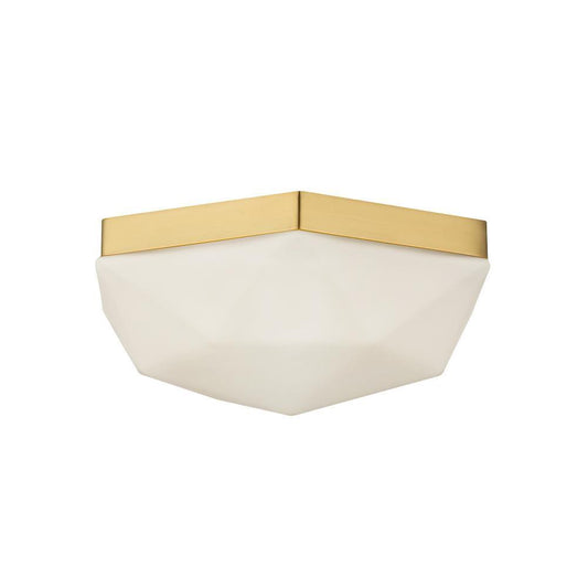Alora Lighting Krysta 2 Light Flush Mount Brushed Gold