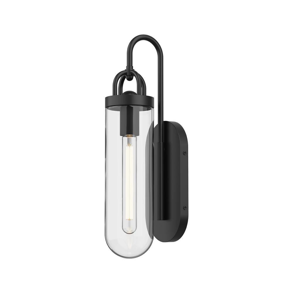 Alora Lighting Lancaster 5-in Wall/Vanity Light Matte Black