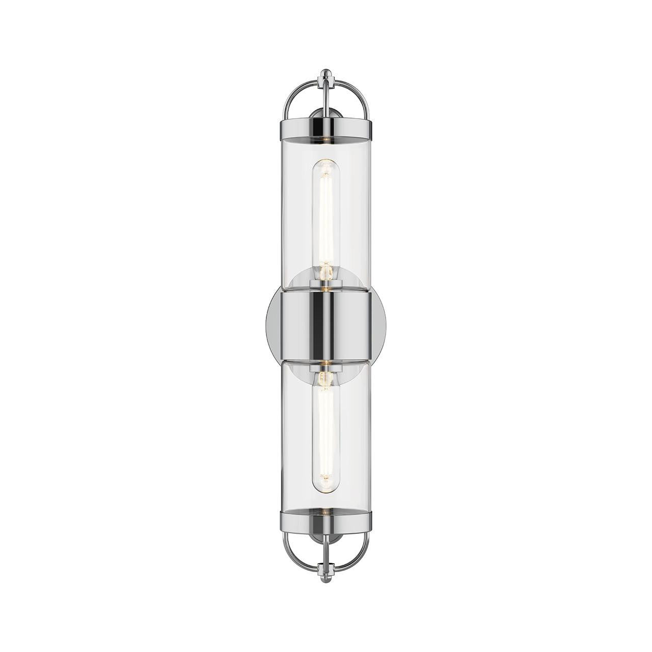 Alora Lighting Lancaster Wall Vanity, 6-Light, Chrome, 21"H