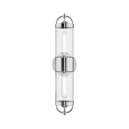 Alora Lighting Lancaster Wall Vanity, 6-Light, Chrome, 21"H