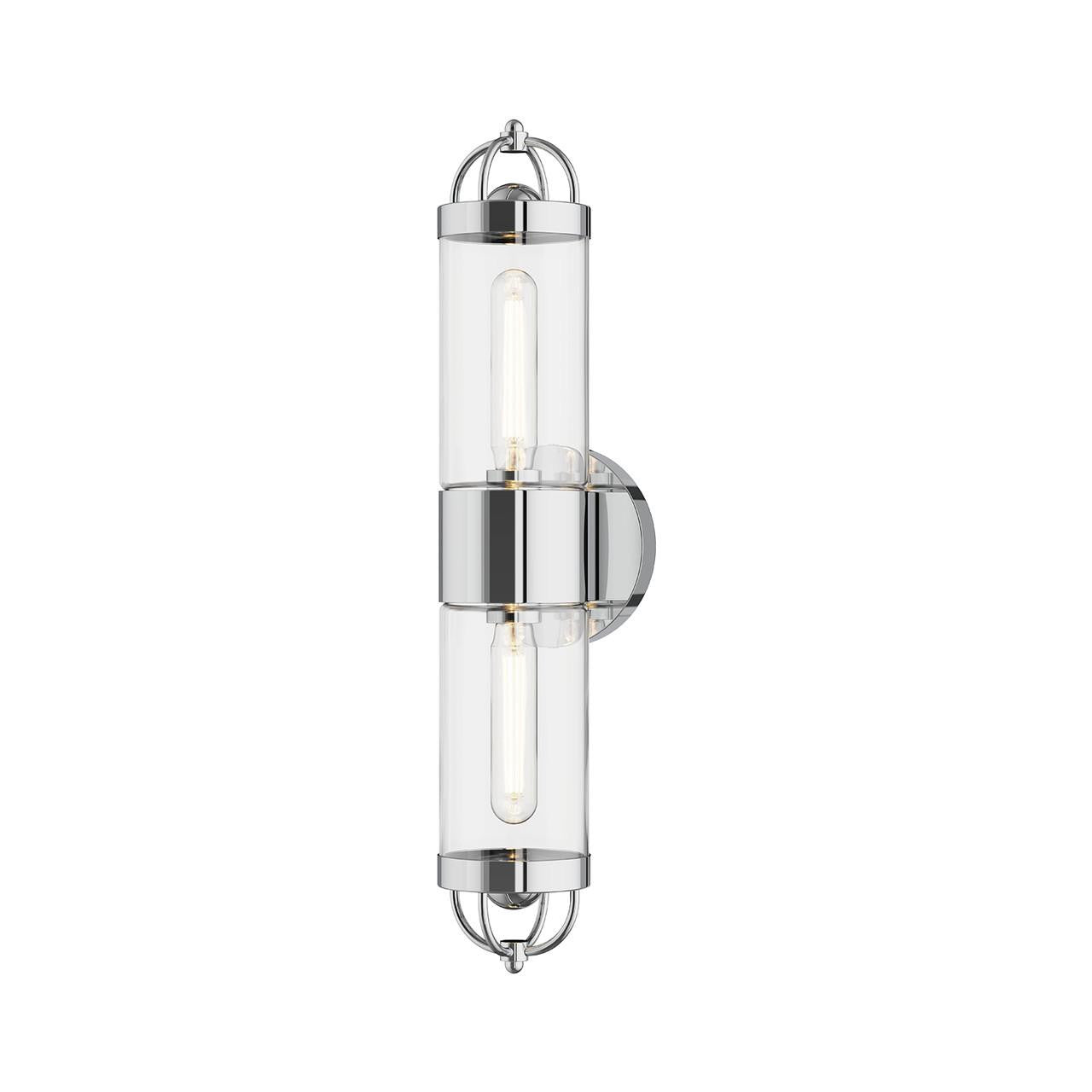 Alora Lighting Lancaster Wall Vanity, 6-Light, Chrome, 21"H