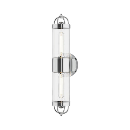 Alora Lighting Lancaster Wall Vanity, 6-Light, Chrome, 21"H