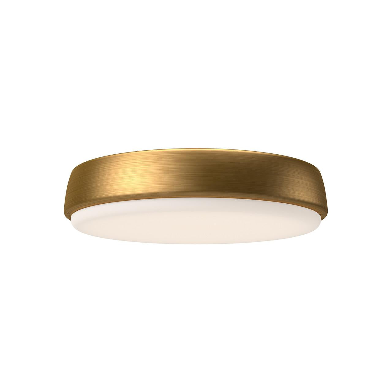 Alora Lighting Laval 11-in LED Flush Mount Aged Gold