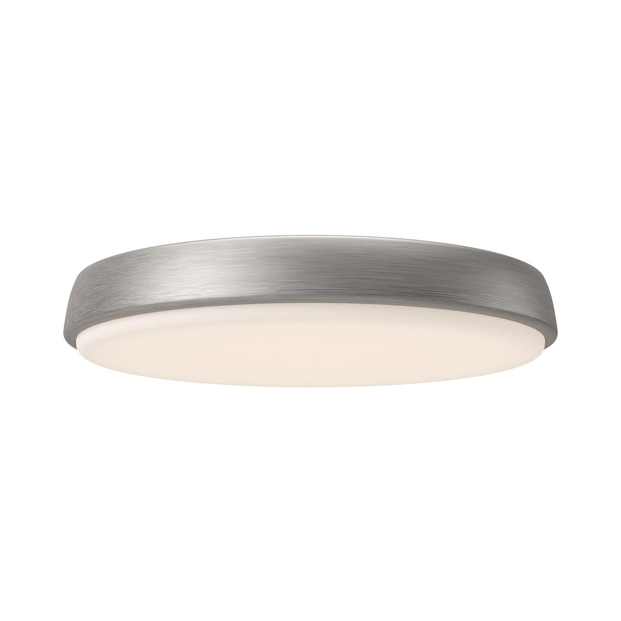 Alora Lighting Laval 15-in LED Flush Mount Brushed Nickel