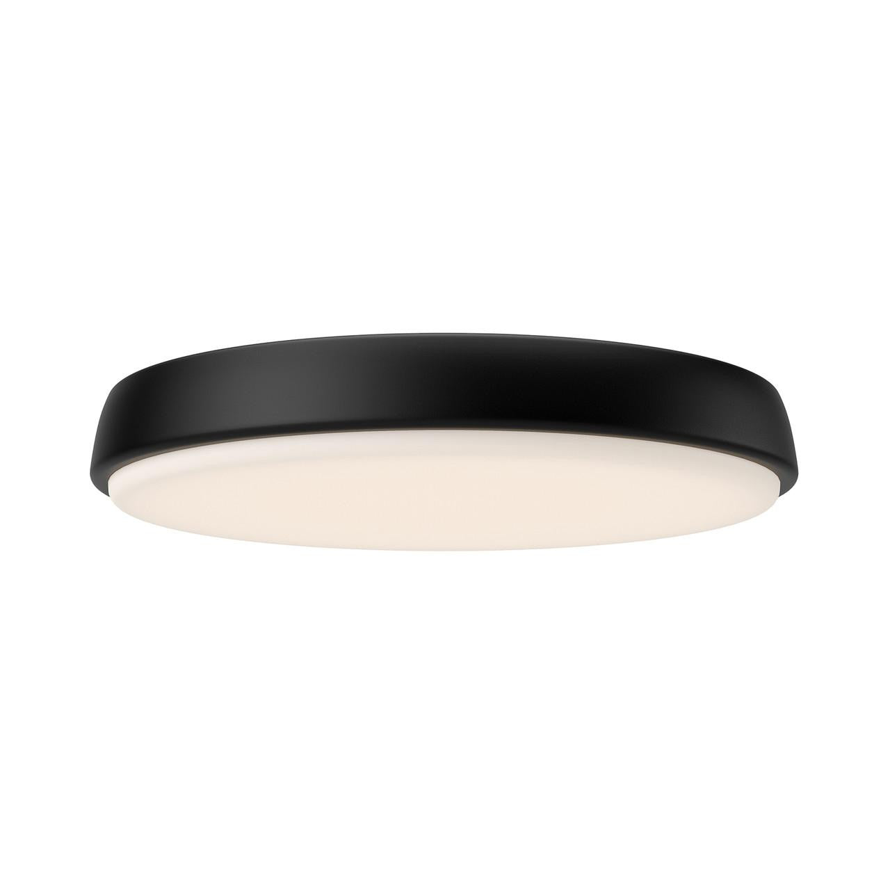 Alora Lighting Laval 15-in Matte Black LED Flush Mount