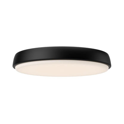 Alora Lighting Laval 15-in Matte Black LED Flush Mount