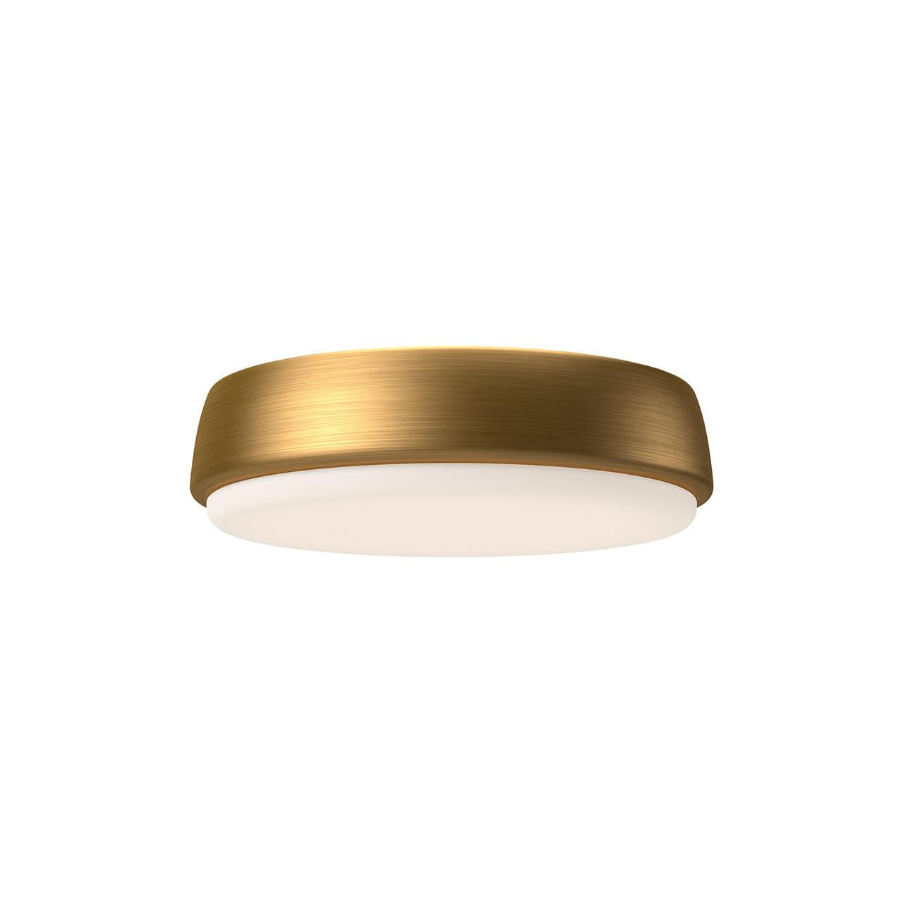 Alora Lighting Laval 9-in LED Flush Mount Aged Gold