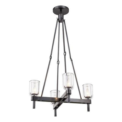 Alora Lighting Lucian Pendant, 1-Light, Urban Bronze, Clear Crystal, 35.38"H (PD338422UBCC 706WNEM)