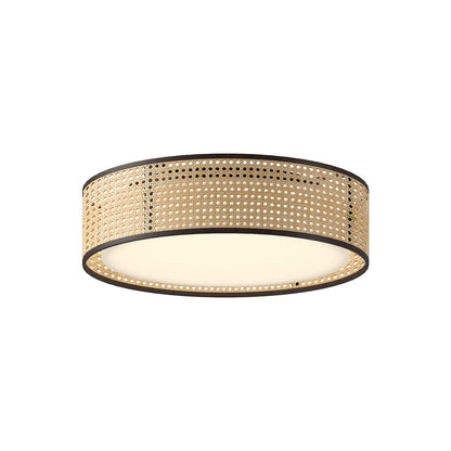 Alora Lighting Lyla LED Flush Mount Rattan