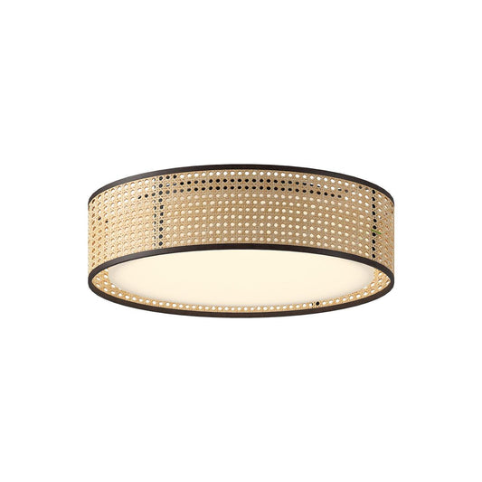 Alora Lighting Lyla LED Flush Mount Rattan