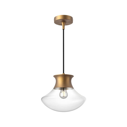 Alora Lighting Marcel 11-in Pendant Aged Gold