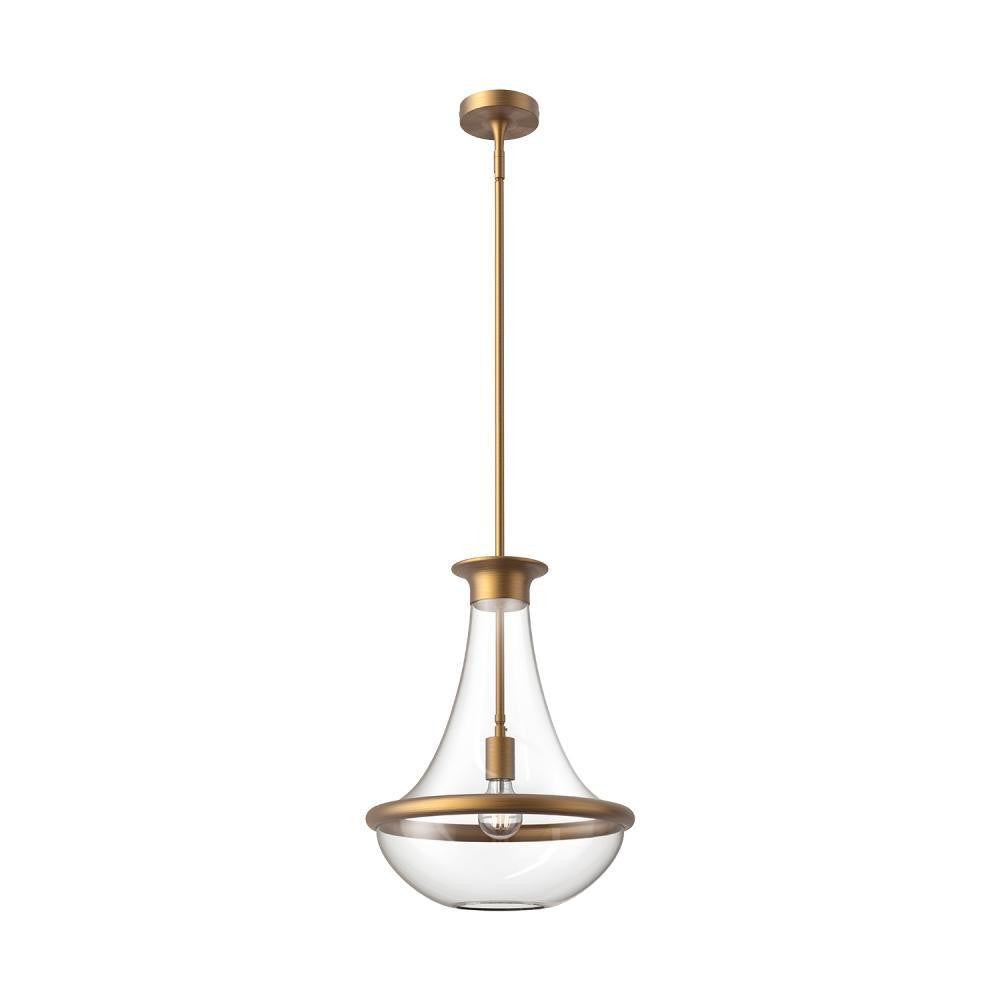 Alora Lighting Marcel 10-in Pendant Aged Gold