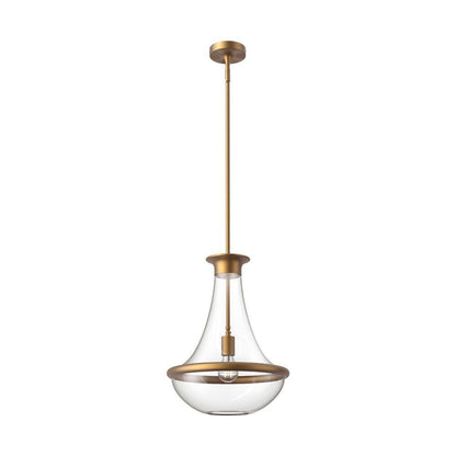 Alora Lighting Marcel 10-in Pendant Aged Gold