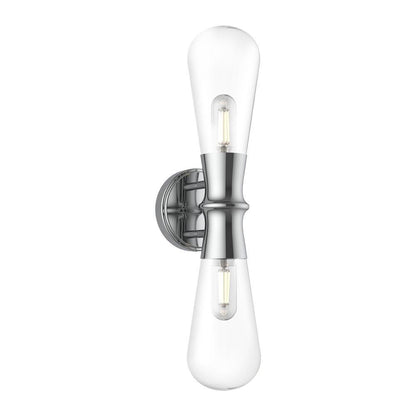 Alora Lighting Marcel 2 Light Wall/Vanity Light Chrome