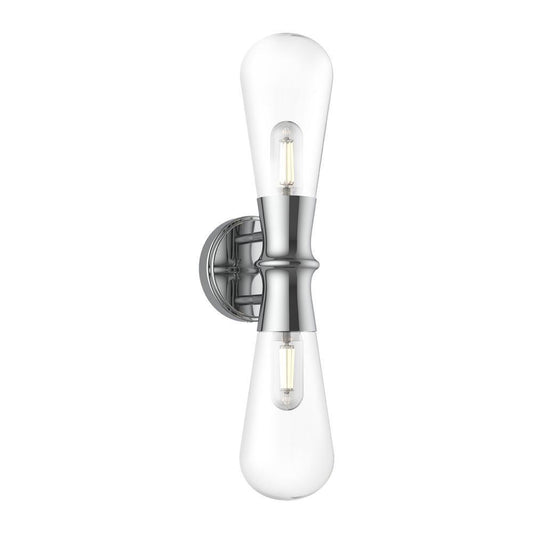 Alora Lighting Marcel 2 Light Wall/Vanity Light Chrome