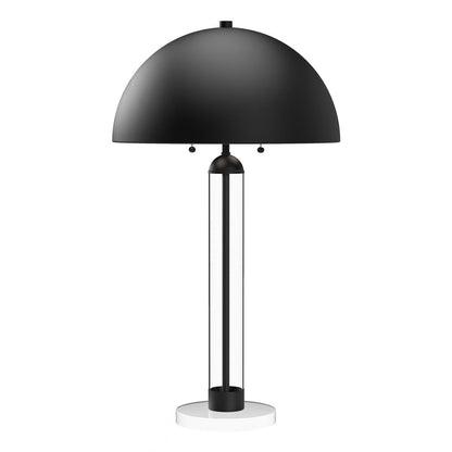Alora Lighting Margaux Table Lamp, 2-Light, Matte Black, 31.13"H