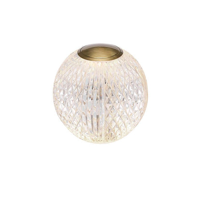 Alora Lighting Marni 3-in Natural Brass LED Table Lamp