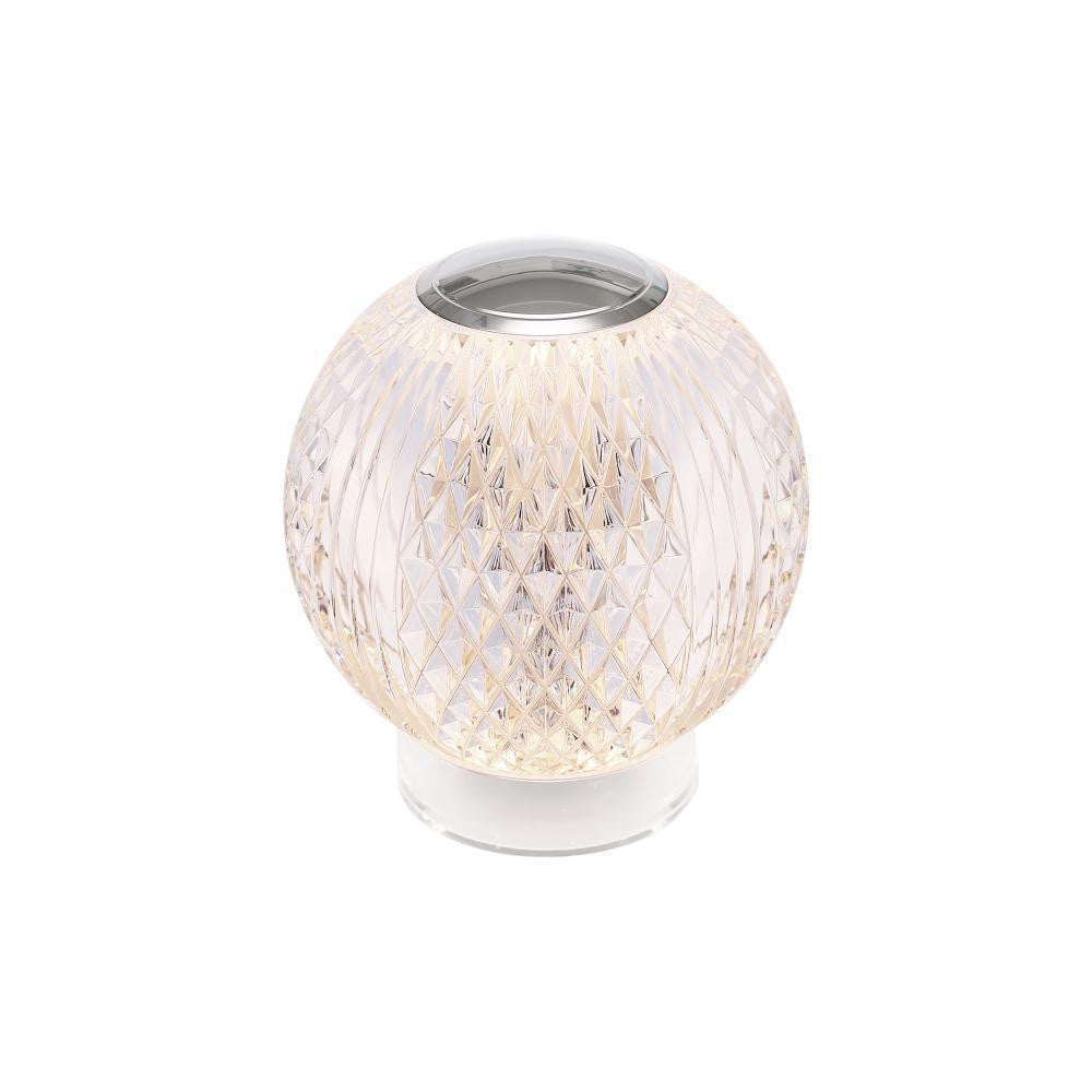 Alora Lighting Marni 3-in Polished Nickel LED Table Lamp
