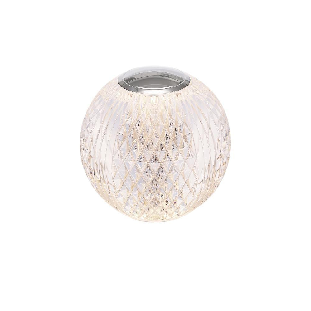 Alora Lighting Marni 3-in Polished Nickel LED Table Lamp
