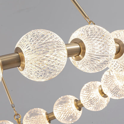 Alora Lighting Marni 32-in Natural Brass LED Chandelier