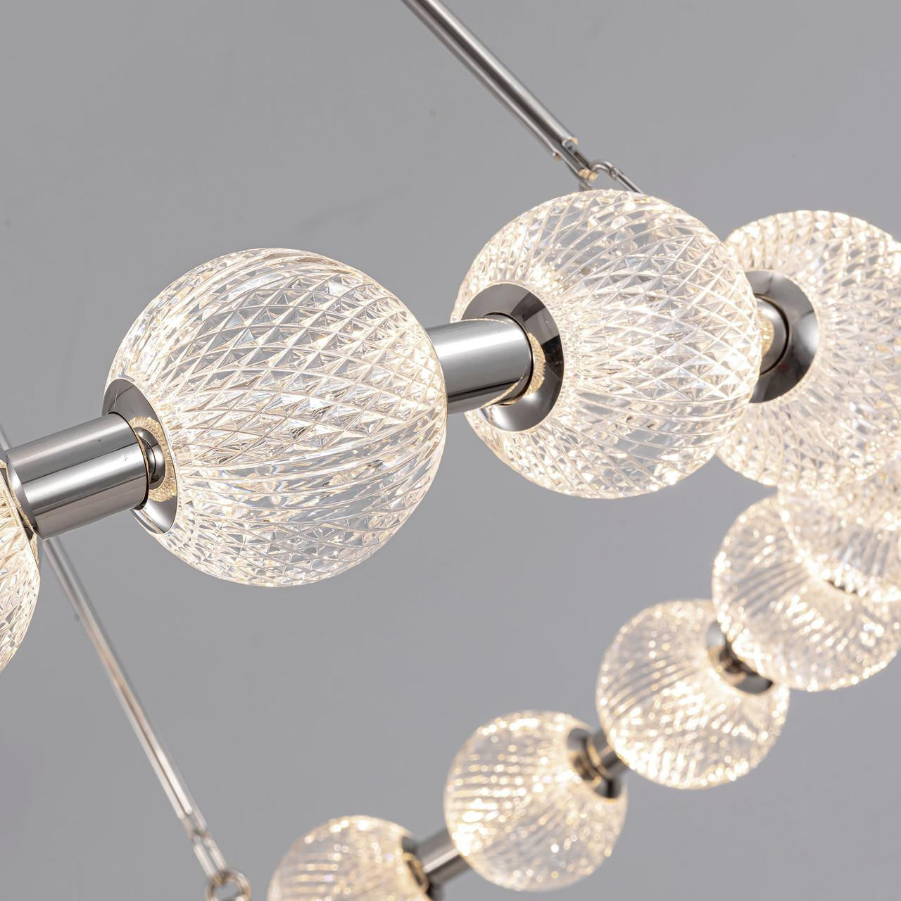Alora Lighting Marni 32-in Polished Nickel LED Chandelier