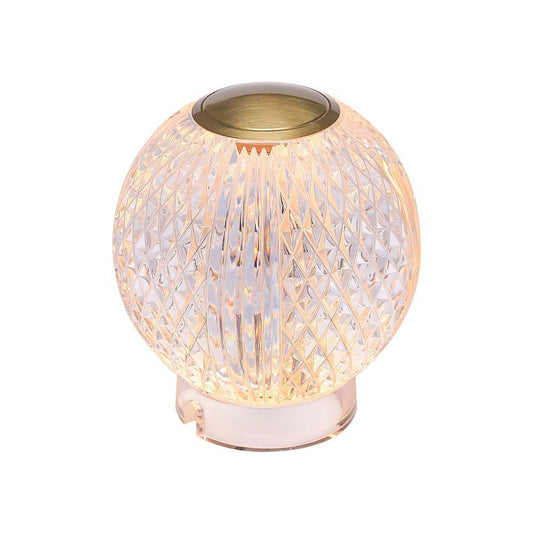 Alora Lighting Marni LED Table Lamp Natural Brass