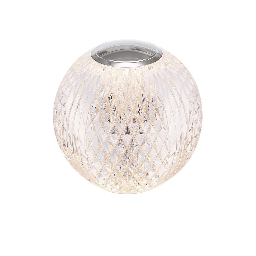 Alora Lighting Marni 4-in Polished Nickel LED Table Lamp