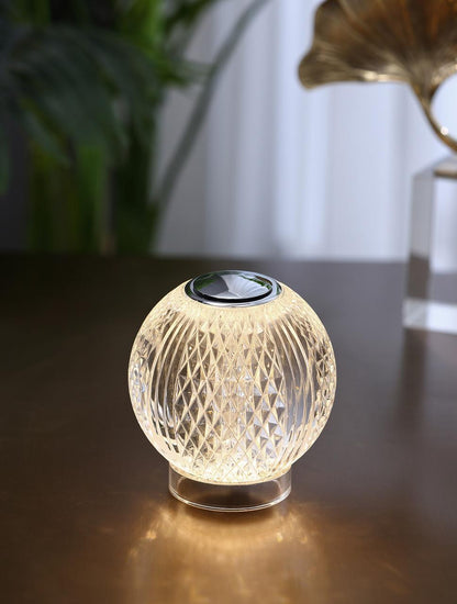 Alora Lighting Marni 4-in Polished Nickel LED Table Lamp