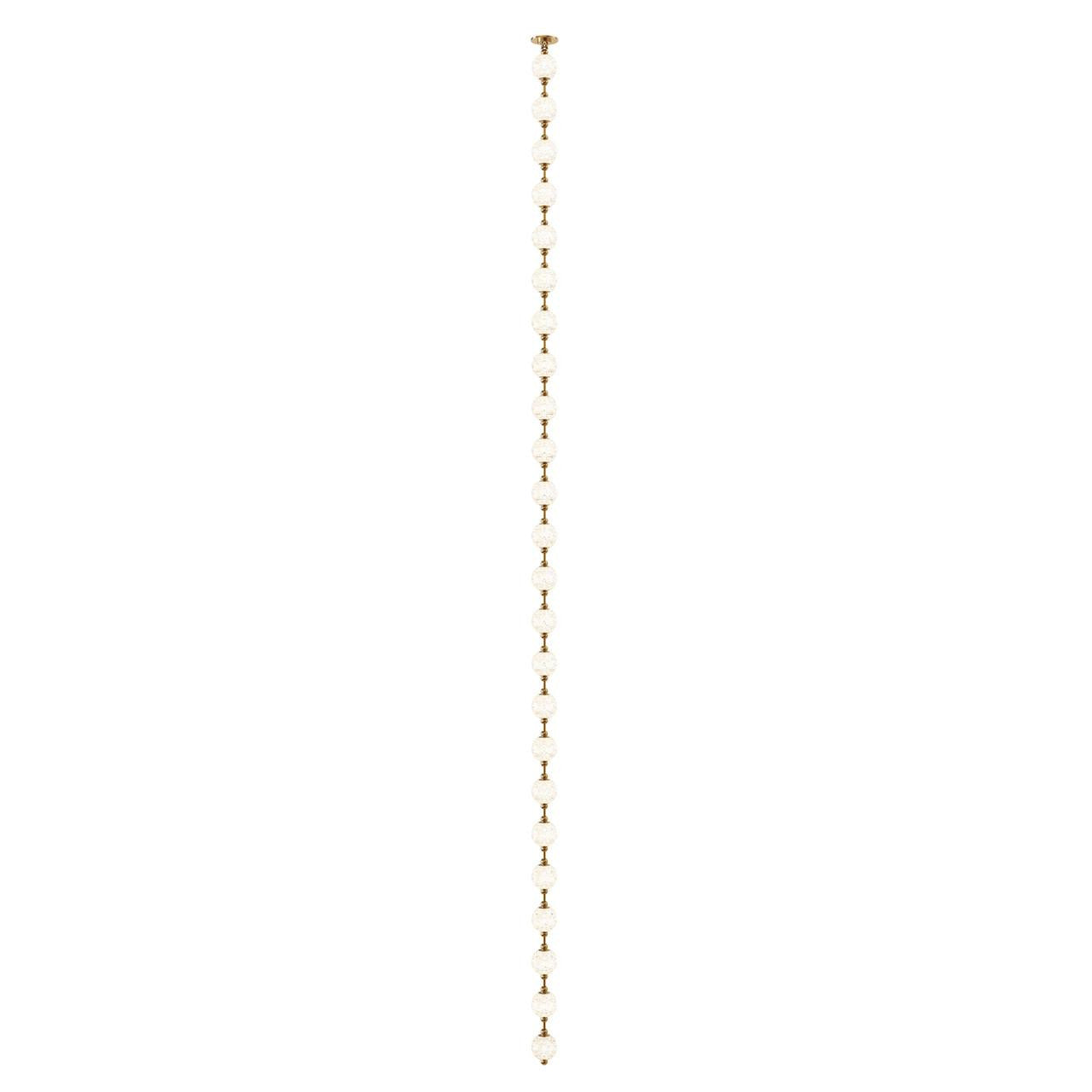Alora Lighting Marni 24 Head LED Pendant Natural Brass