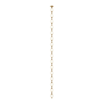 Alora Lighting Marni 16 Head LED Pendant Natural Brass