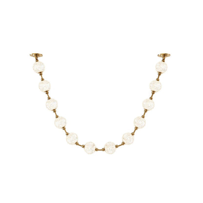 Alora Lighting Marni 12 Head LED Pendant Natural Brass Remote Driver
